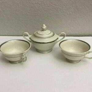 Vintage Castleton St Regis Sugar Bowl & 2 Cup Set